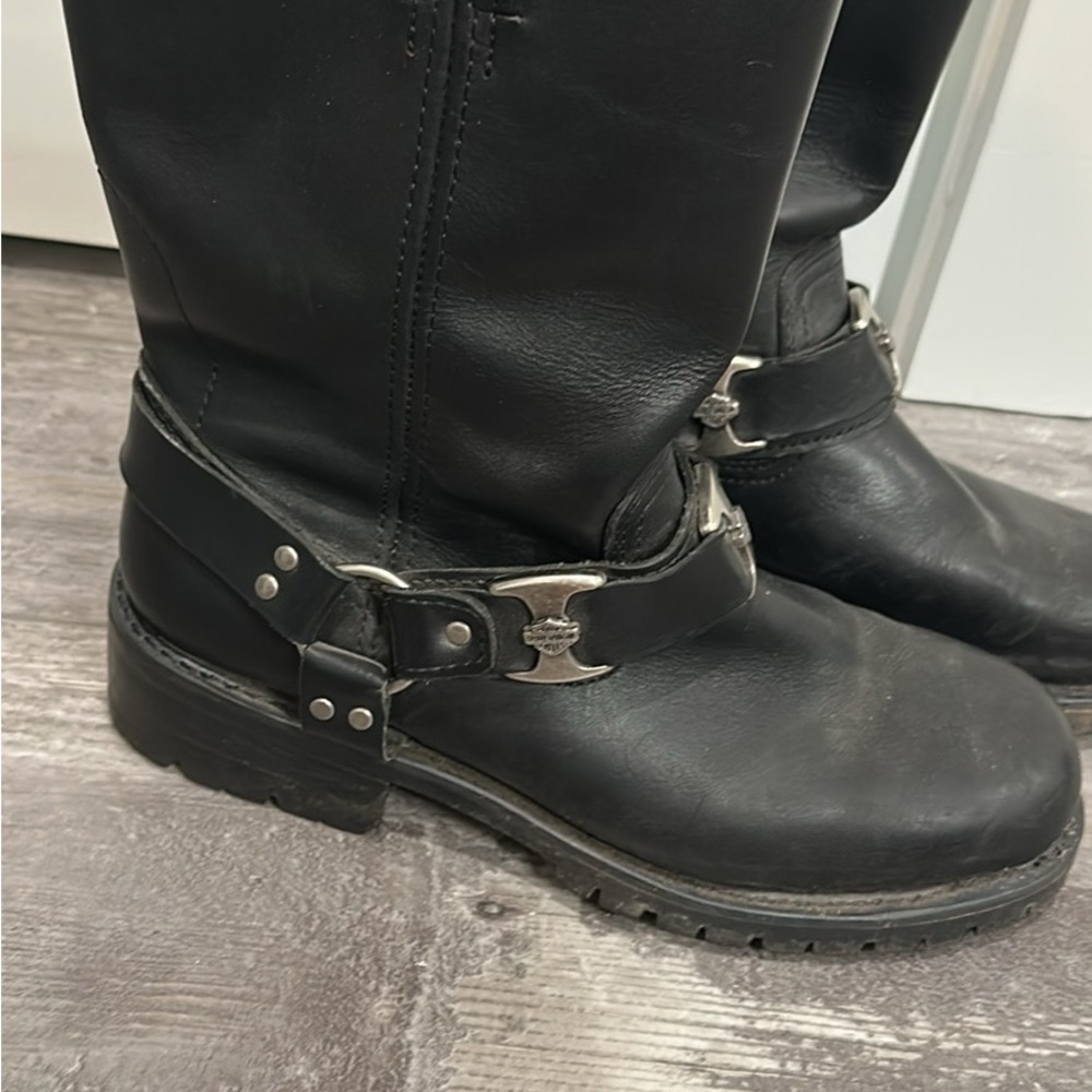 Harley-Davidson Black Leather Men's Boots